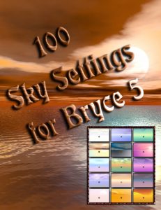 Bryce Download - Karanta's 100 Sky Settings for Bryce 5