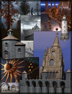 Bryce Download - Bryce 5.5 Content Kit: Volume 1