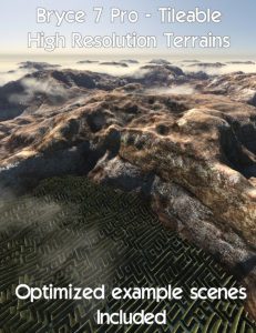 Bryce Download - Bryce 7 Pro Tileable High Resolution Terrains and Matched Materials