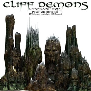 Bryce Download - Cliff Demons Landscape Props